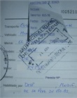 Libreta habilitante sellada